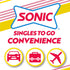 6 6 (36 Sonic Singles to Go Powdered Drink Mix, Strawberry Lemonade, Sticks per Box, Boxes included Sticks Total)