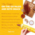 Paleovalley 100% Grass Fed Teriyaki Beef Sticks - Delicious Gluten Free Snack, High Protein Keto Friendly