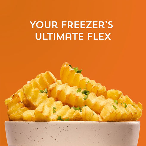 20 oz., Frozen Strong Roots Crispy Crinkle Fries, Vegan & Gluten Free Fries, Low in Sugar, Salt & Saturated Fat, No
