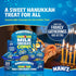 (24 Manischewitz Milk Chocolate Gold Coins, Hanukkah Gelt Mesh Bags) Individually Wrapped Perfect for Chanukah | St.