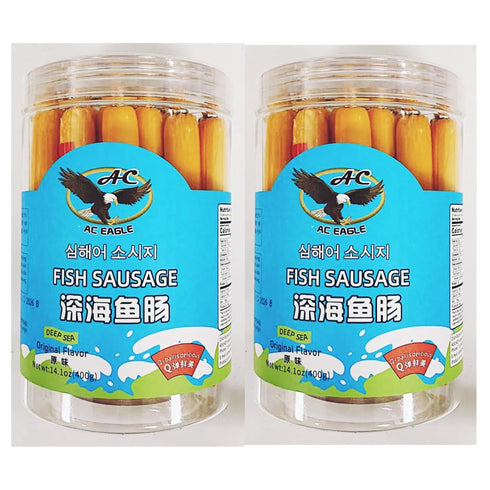 Generic Snack,Deep Sea Fish Sausage, Original Flavor, 14.1 oz, 2 Pack
