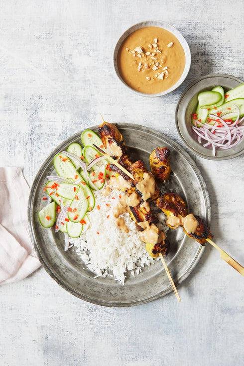 3 10 (6 Pack, Spice Tailor Simple Steps Restaurant Quality Meals in Minutes Kits Ready in Minutes Thai Peanut Satay)