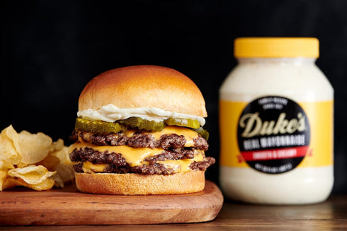 18 (Pack 1) Dukes Real Mayonnaise Squeeze Bottle - Original Smooth & Creamy Taste, Ounce