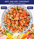 Egcina 16oz 100% 11-Ingredient Pack, 454g Freeze-Dried Seafood & Vegetable Mix - Natural Dehydrated Ramen Toppings