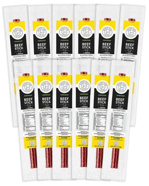 Good Fod Foods Hawaiian Meat Sticks Low FODMAP Snacks for a Healthy