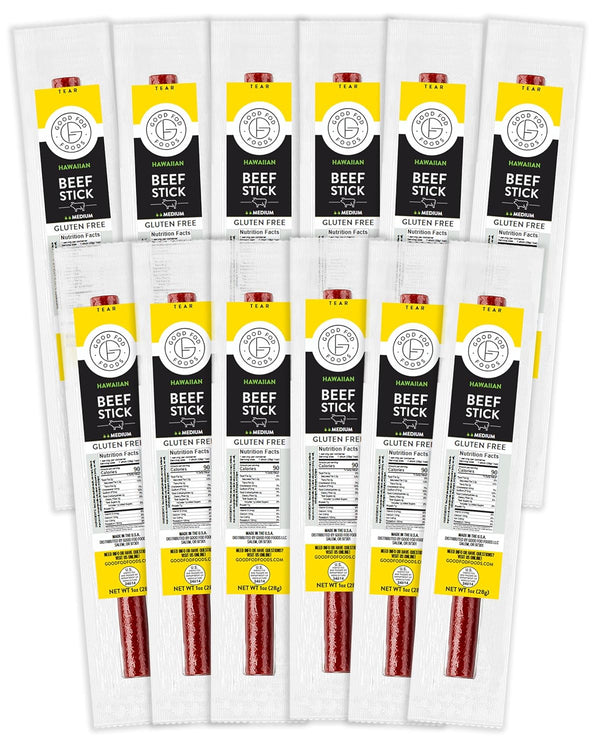 Good Fod Foods Hawaiian Meat Sticks Low FODMAP Snacks for a Healthy