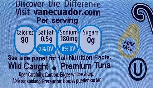 5.3oz (Pack 12) Van Ecuador Tuna in Water