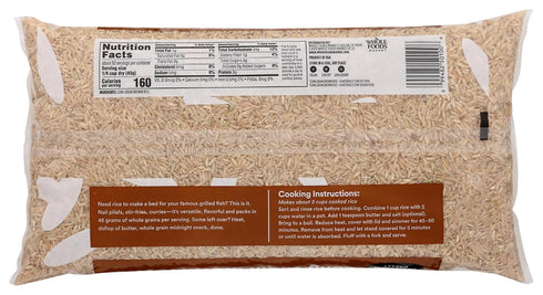 365 80 by Whole Foods Market, Long Grain Brown Rice, Ounce