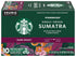 100% 10 (Pack 3 Starbucks Coffee K-Cup Pods, Single-Origin Sumatra Coffee, Dark Roast Arabica Coffee, Keurig Genuine