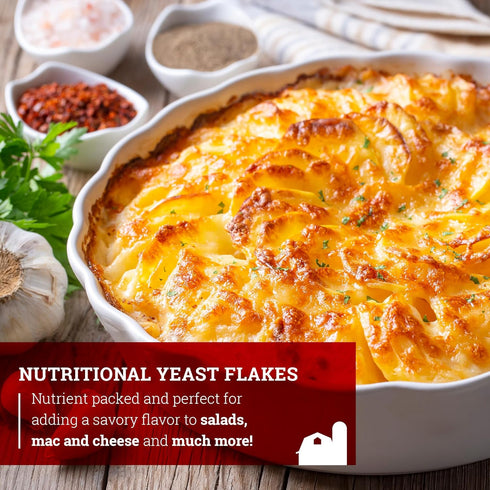 1LB (Pack 1) Hoosier Hill Farm Nutritional Yeast Flakes
