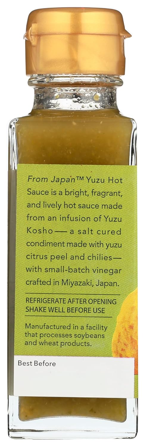 Muso From Japan Hot Yuzu Sauce, 3.2 Fl Ounce