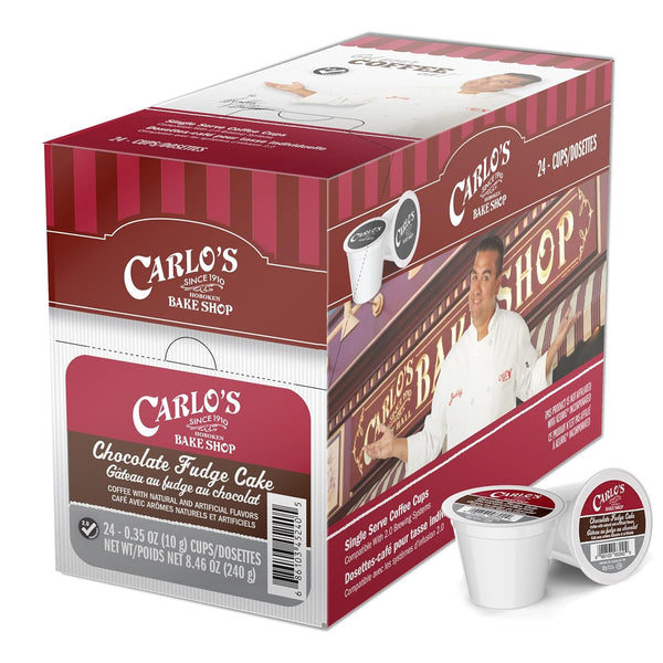 Cake Boss Chocolate Fudge Cake, 24 Count, 8.4 OZ, Coffee