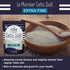1.1lb 18oz Pack 2. 100% +82 (1.1lb Pack 2) Le Marinier Celtic Salt Organic Extra Fine, - of Mineral Rich Unrefined