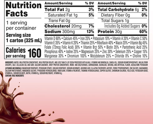 30g 11 Oz (Pack 12), Packaging BOOST Glucose Control Max Protein Nutritional Drink, Rich Chocolate, Fl of May Vary