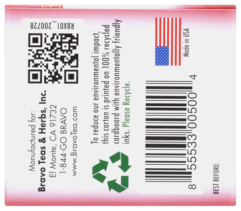 Bravo Tea Blood Pressure Caffeine Free - 20 Tea Bags