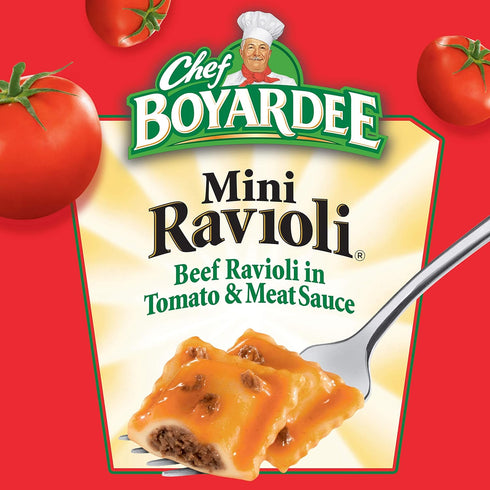 15 oz, 24 Pack Chef Boyardee Mini Ravioli