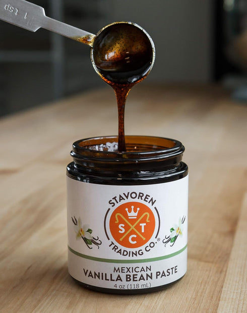 Mexican Vanilla Bean Paste, 4oz - Baking, Cooking, and Desserts by Stavoren Trading Co.
