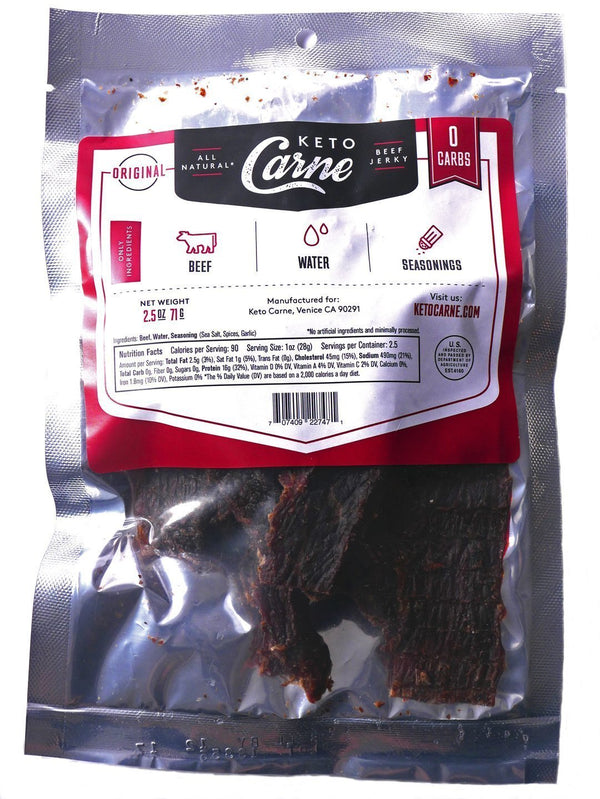Keto Carne | Healthy Keto & Low Carb Beef Jerky | 0g Carb |