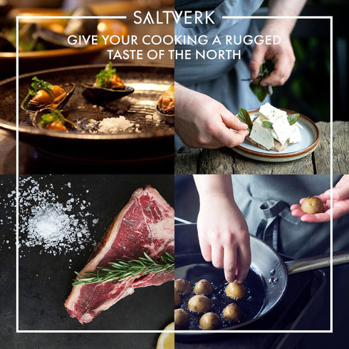 Flaky Pure Icelandic Sea Salt with Arctic Thyme Duo