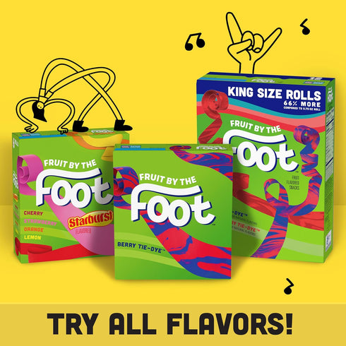 Pack, 18 13.5 oz Fruit by the Foot Fruit Flavored Snacks, No Colors from Artificial Sources, Gluten Free, Variety Ct