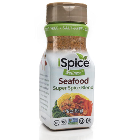 Seasoning,100% Sets 100% Pack (7 Pack) iSpice Salt Free Sodium Free Beef, Chicken, Meat Sauce, Pork, Vegetable, Salad