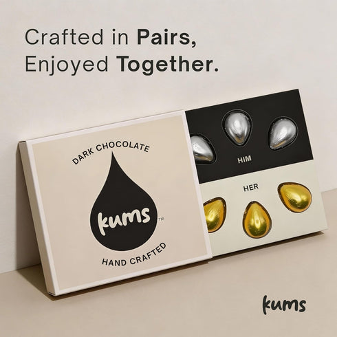 (1 Kums Dark Chocolate Tabs Box) for Men & Women