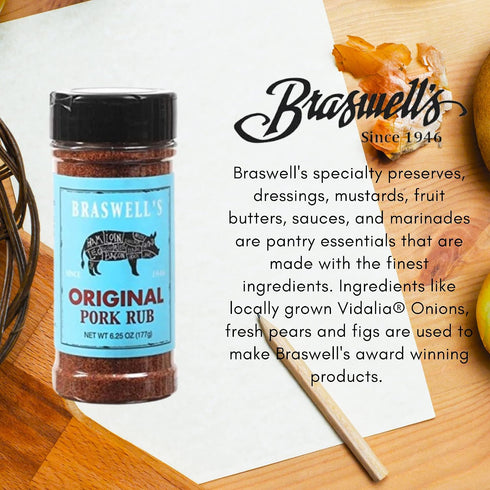 6.25 Braswell's Original Pork Rub - Ounce