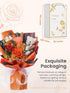 Polylove Mother Day Gift Forever Flowers Bouquet Preserved Roses with Bear Gift Box for Wife Anniversary Birthday