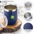 Set 12 Package Tea Lovers Gifts Basket - Gift Include Temperature Retention Cup Special Blend Teabags & Honey Presented