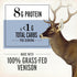 30, 20 16 oz EPIC Venison Strips with Beef, Sea Salt and Pepper, Keto Friendly, Whole Protein Snacks, Ct