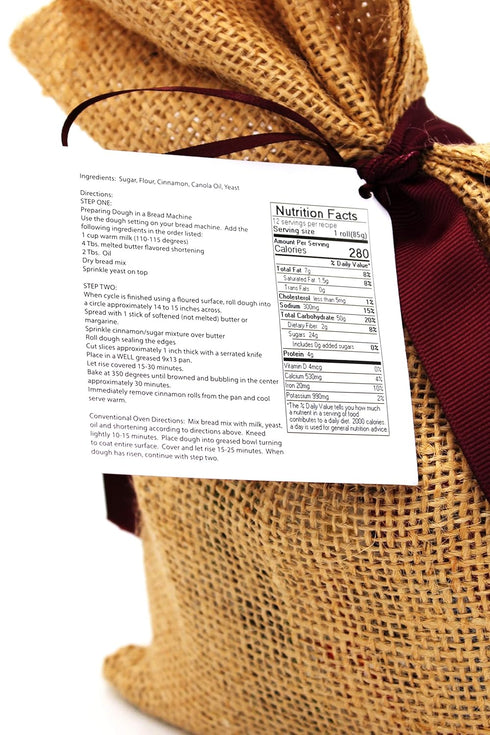 Mills Gourmet 1.49 lb Cinnamon Roll Mix - Delicious Homestyle Bakery Dessert or Breakfast - Homemade Recipe