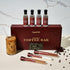 Set, 4 2 1 Set 7 Thoughtfully Gourmet, Coffee Bar Gift Includes Delicious Syrups, Flavored Sugars and Cocoa Powder