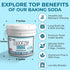 15 lb TradeGrade Pure Baking Soda Powder Bucket, Sodium Bicarbonate Powder | Premium Food-Grade for Baking, Bread