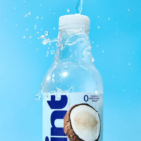 16 Oz (Pack 12) Hint Fruit-Infused Bottled Water, Coconut - Sugar Free Flavored Water with Zero Calories, Naturally