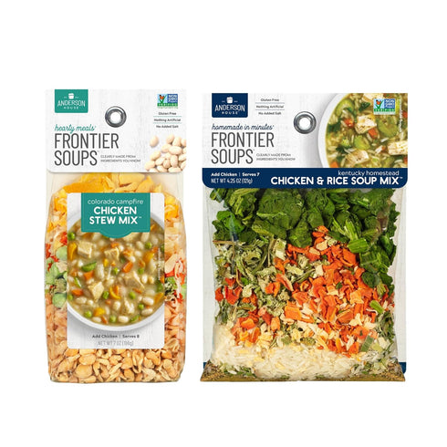 Anderson House Frontier Soups Combo Pack: (1) Colorado Campfire Chicken Stew, 7