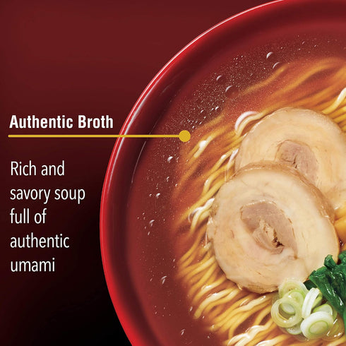 3.77 (Pack 6) Nissin RAOH Ramen Noodle Soup, Soy Sauce, Ounce