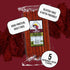 (1 Pack 8) Gardner's Wisconsin Cheese, Meat Sticks Ounce Sticks, of - Smoky BBQ Flavor, Low Carb Snack, Does Not