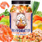 Egcina Dehydrated Freeze-Dried Seafood & Vegetable Mix - 100% Natural Ramen Toppings for