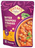 10.05 Oz (Pack 1) Patak's Butter Chickpeas & Veggies, of Mild Curry with Chickpeas, Spinach, Carrots, Ready to Heat