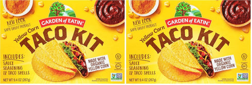 Garden of Eatin' Taco Dinner Kit, Yellow Corn, 12 Taco Shells (Pack
