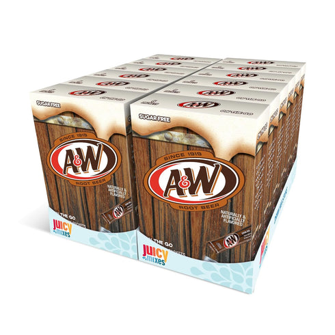 A&W, Root Beer Powder Drink Mix - (12 boxes, 72 sticks) Sugar