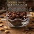 2LB ASOZI Double Dipped Milk Chocolate Covered Peanuts Resealable Bag Extra Thick Chocolate Coating, Crunchy Premium