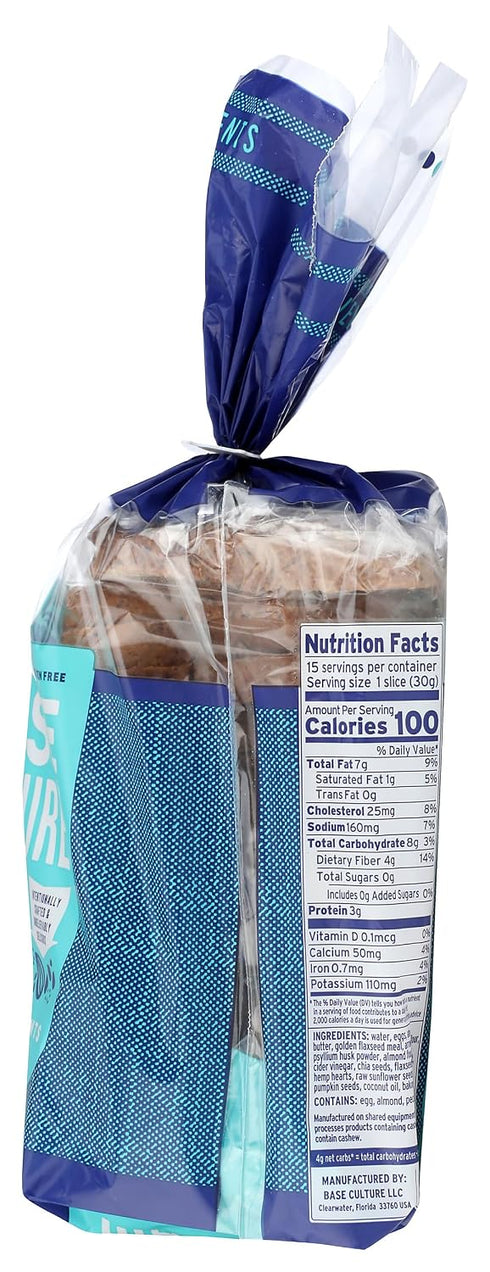 7 16 OZ BASE CULTURE Nut & Seed Bread