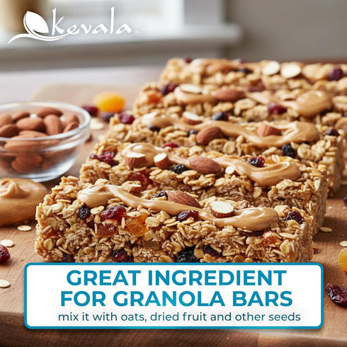 12 oz Kevala Almond Butter Creamy - Premium Natural Sandwich Spread with No Dairy in a Glass Jar, Made from Carefully