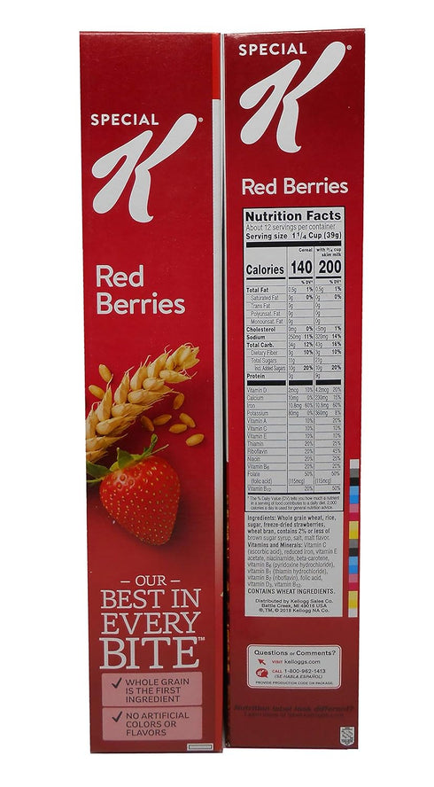 Kellogg's 16.90 (Pack 2)2 Special K Cereal, Red Berries, Ounce