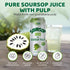 100% (16.57 oz, Pack 12), Vinut Soursop Juice With Pulp fl No Sugar Added, Real Guanabana Soursop Graviola Drink