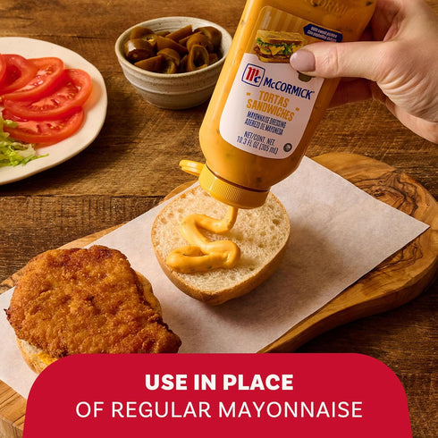 10.3 oz (Pack 6) McCormick Mayonnaise Dressing, Tortas Sandwiches, Perfect for Giving Your Favorite Deli Sandwiches a