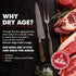 Pack 3, 12-18 lbs, 28-45 UMAi Dry Aging Bag for Steaks, of Dry Age Bags for Meat, Ribeye & Striploin Steak up to Home
