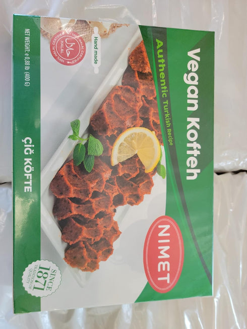 Nimet Frozen 800gr Vegan Meatball - Kofte- Etsiz Cigkofte with sauces