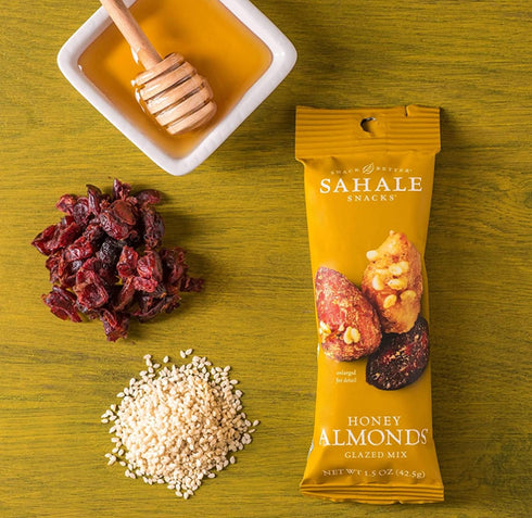 1.5 Sahale Snacks Honey Almonds Glazed Mix, Ounces